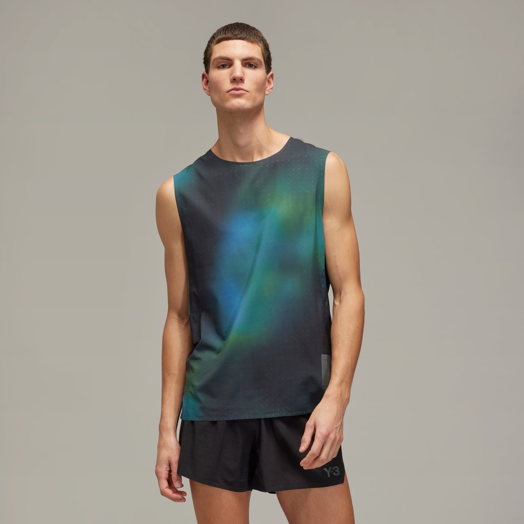 Y-3 Allover Print Running Tank Top - 2