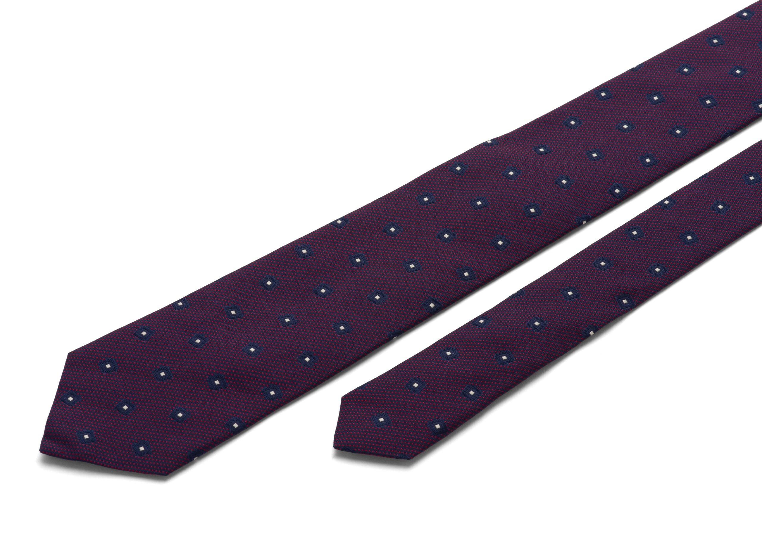 Diamond motif tie
Diamond Motif Tie Burgundy - 2