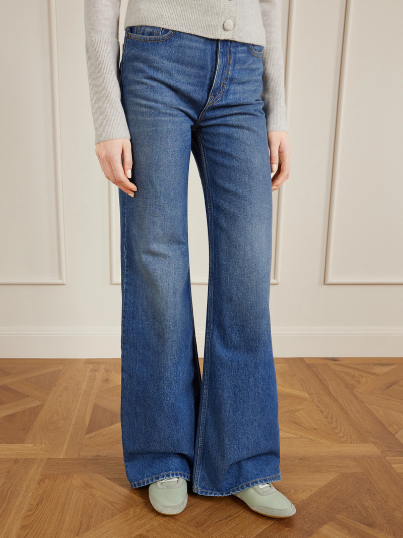 Chloé Kick Suede And Leather Sneakers outlook