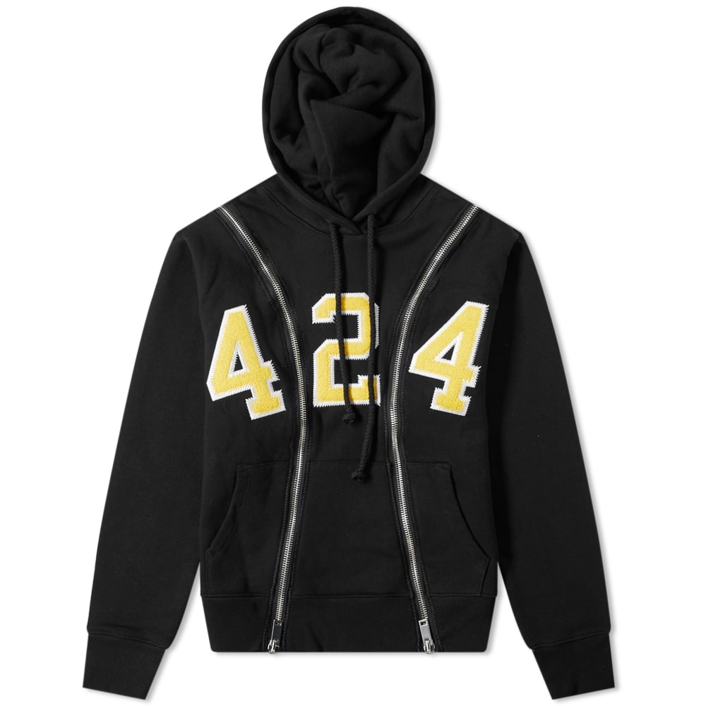 424 Reworked 424 University Zip Hoody - 1