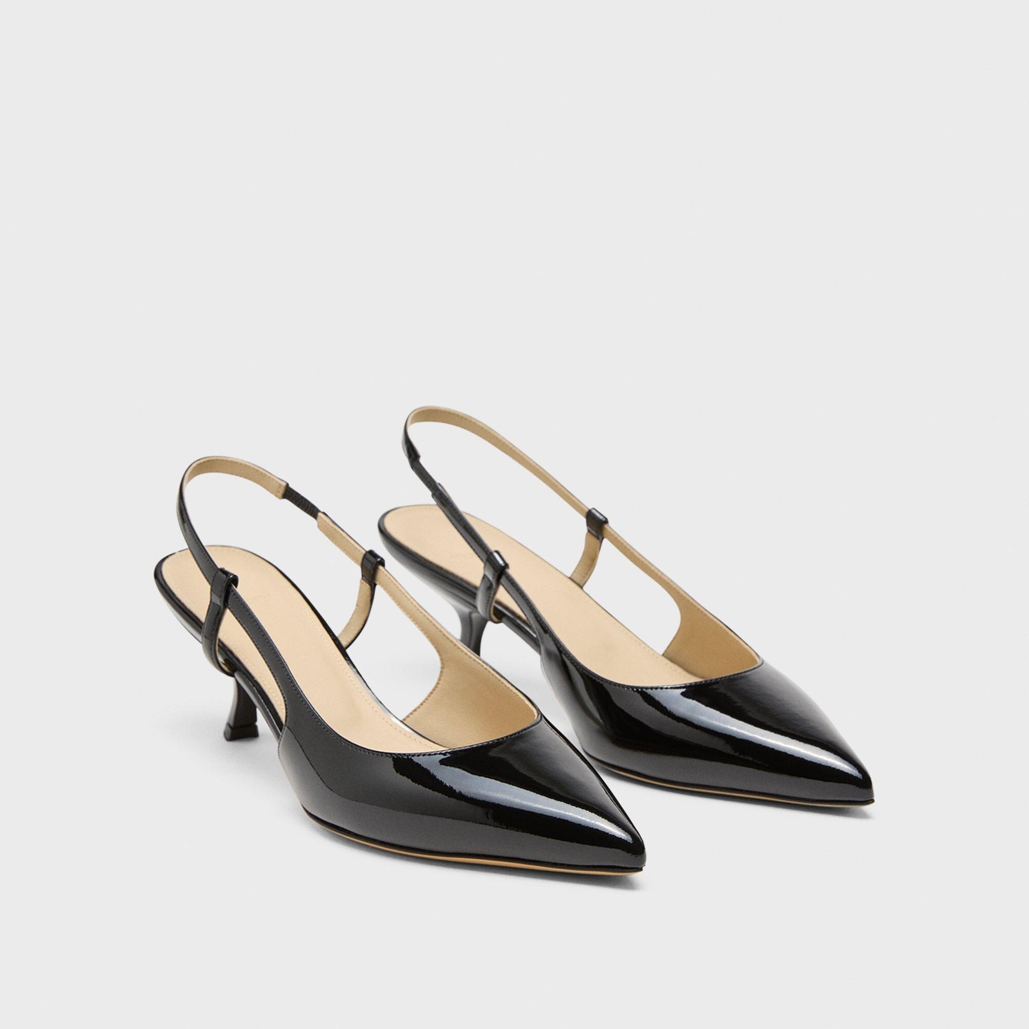 Micro Slingback Pump in Patent Leather - 5