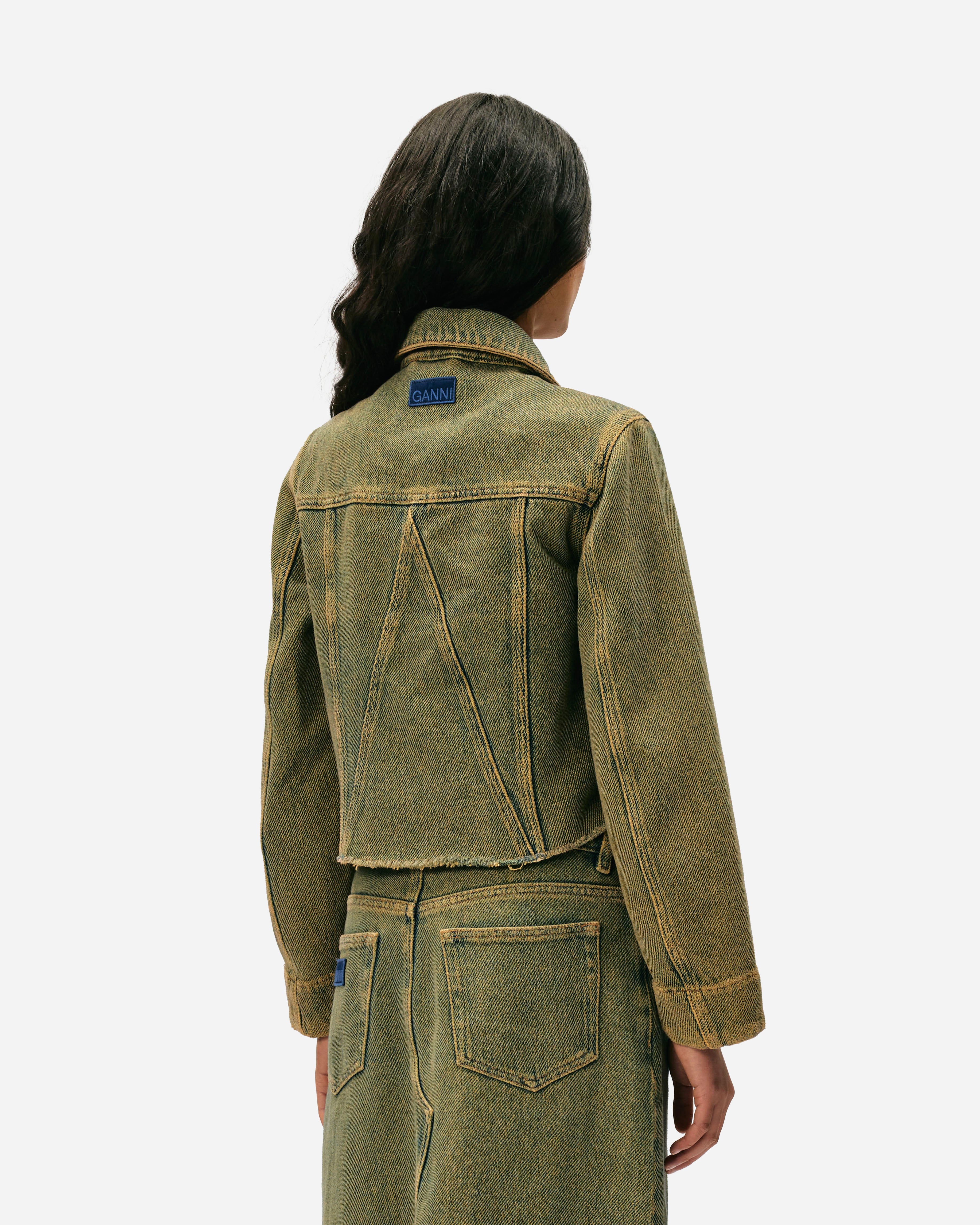 Overdyed Heavy Denim Jacket - 5