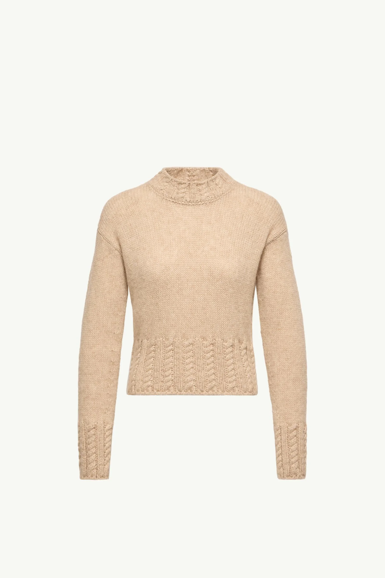 Alpaca Blend Turtleneck Sweater - 1