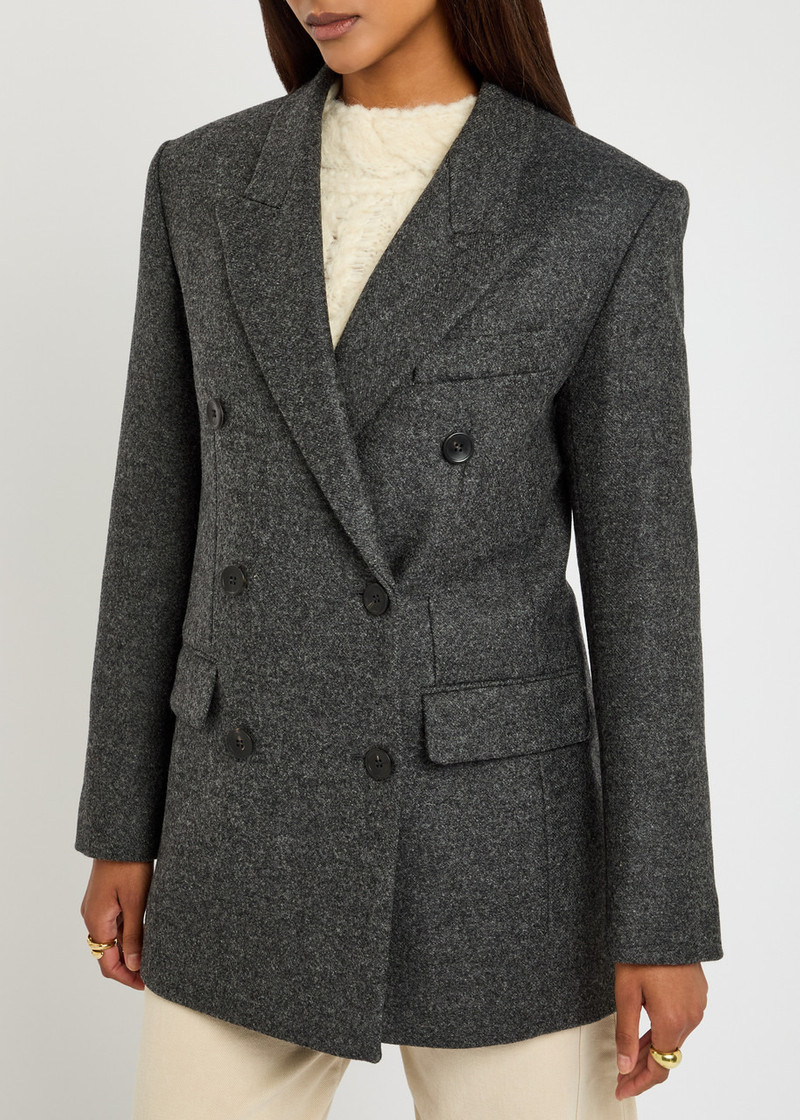 Isabel Marant Isabel Marant Isidora Double-breasted Wool Jacket outlook