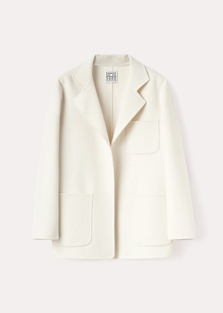 Patch pocket doublé jacket vanilla - 1