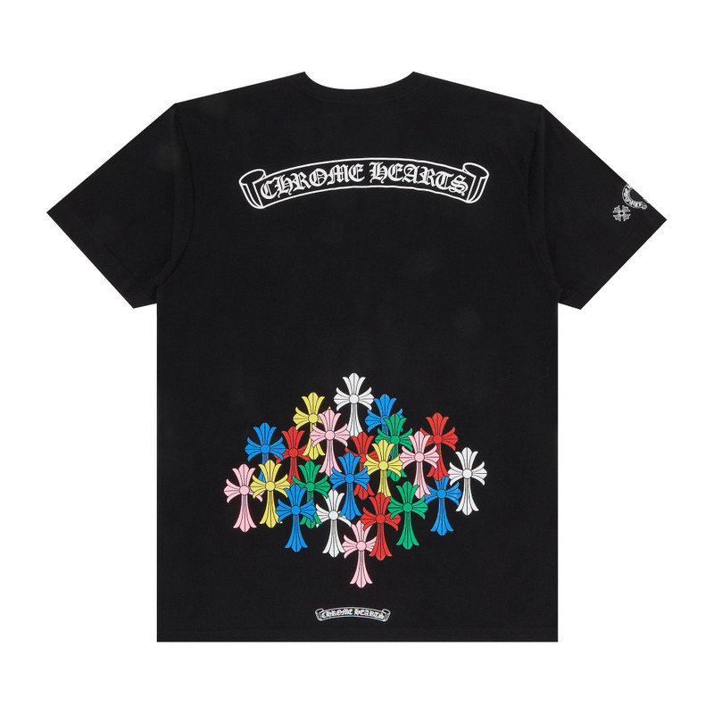 Chrome Hearts Chrome Hearts Cross T-Shirt 'Black/Multicolor' outlook