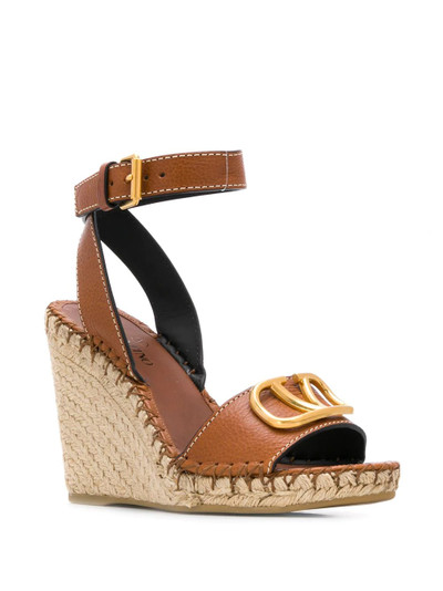 Valentino VLOGO wedge sandals outlook