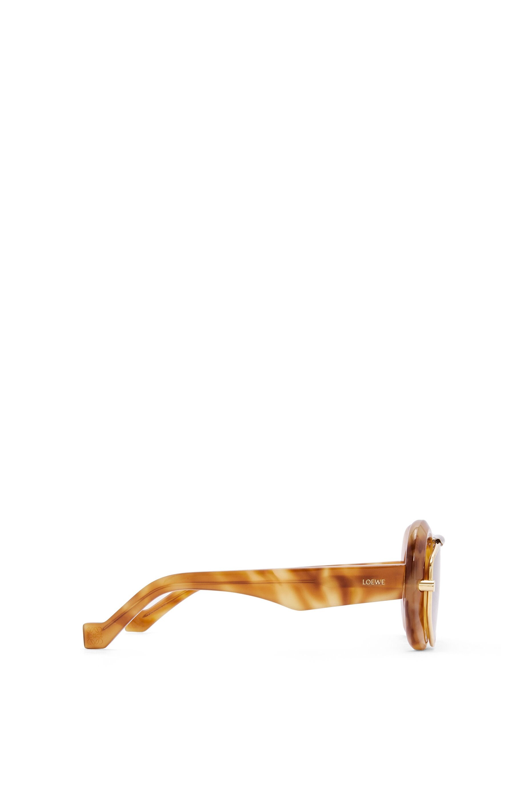 Wing double frame sunglasses in acetate and metal - 4