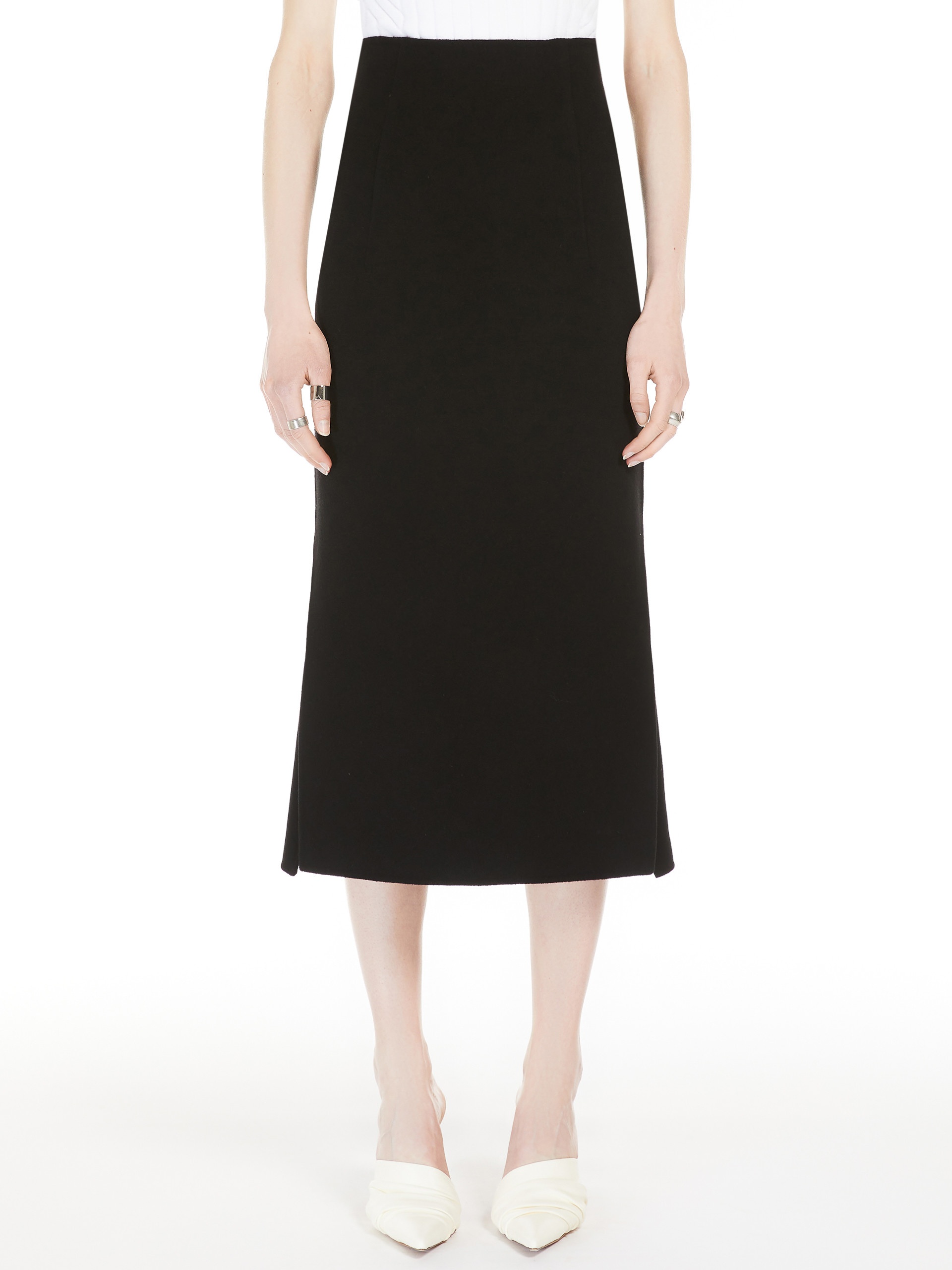 OMELIA Long skirt with slits - 3