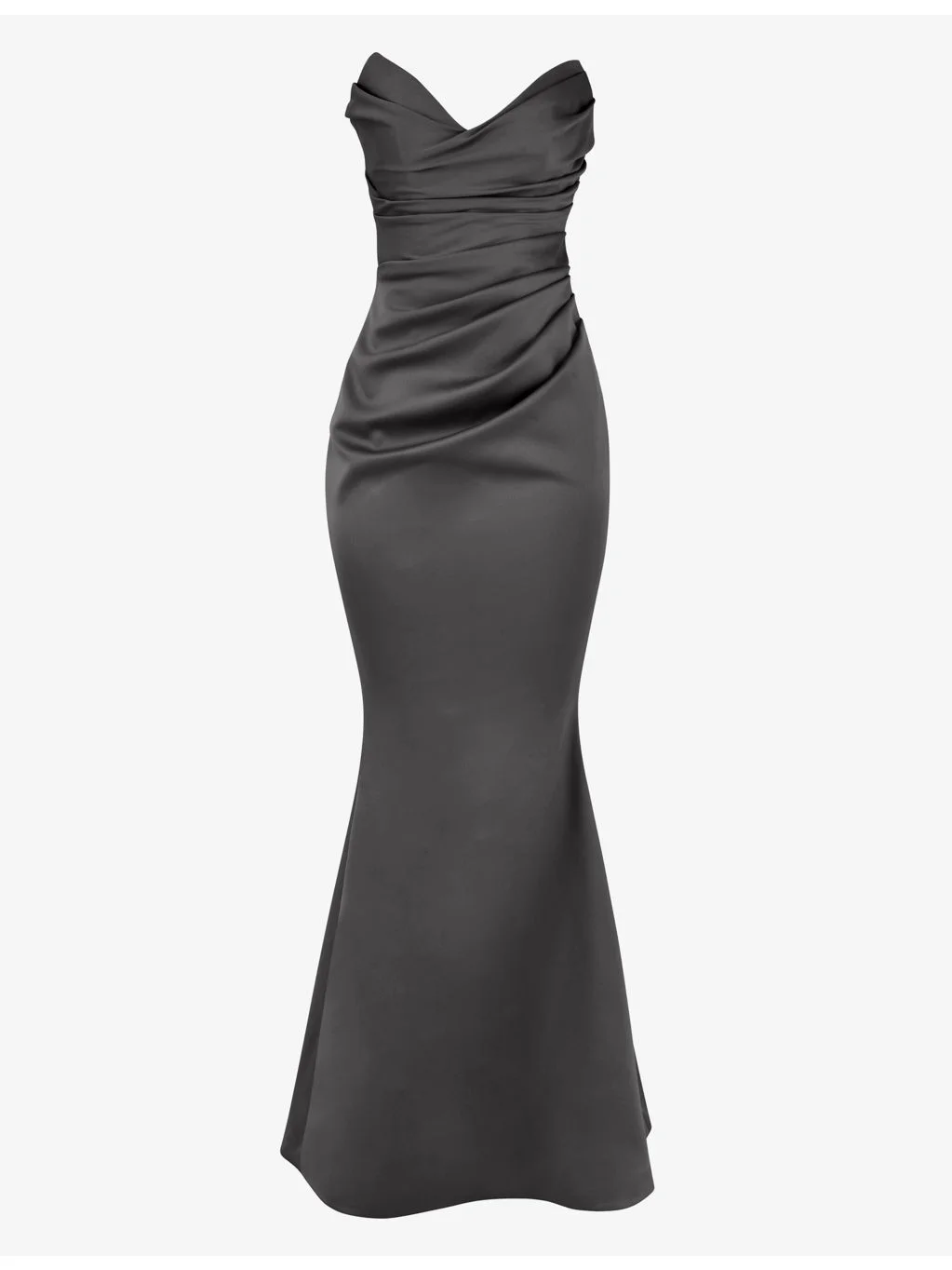 Fleur sweetheart-neckline fishtail-hem woven maxi dress - 1