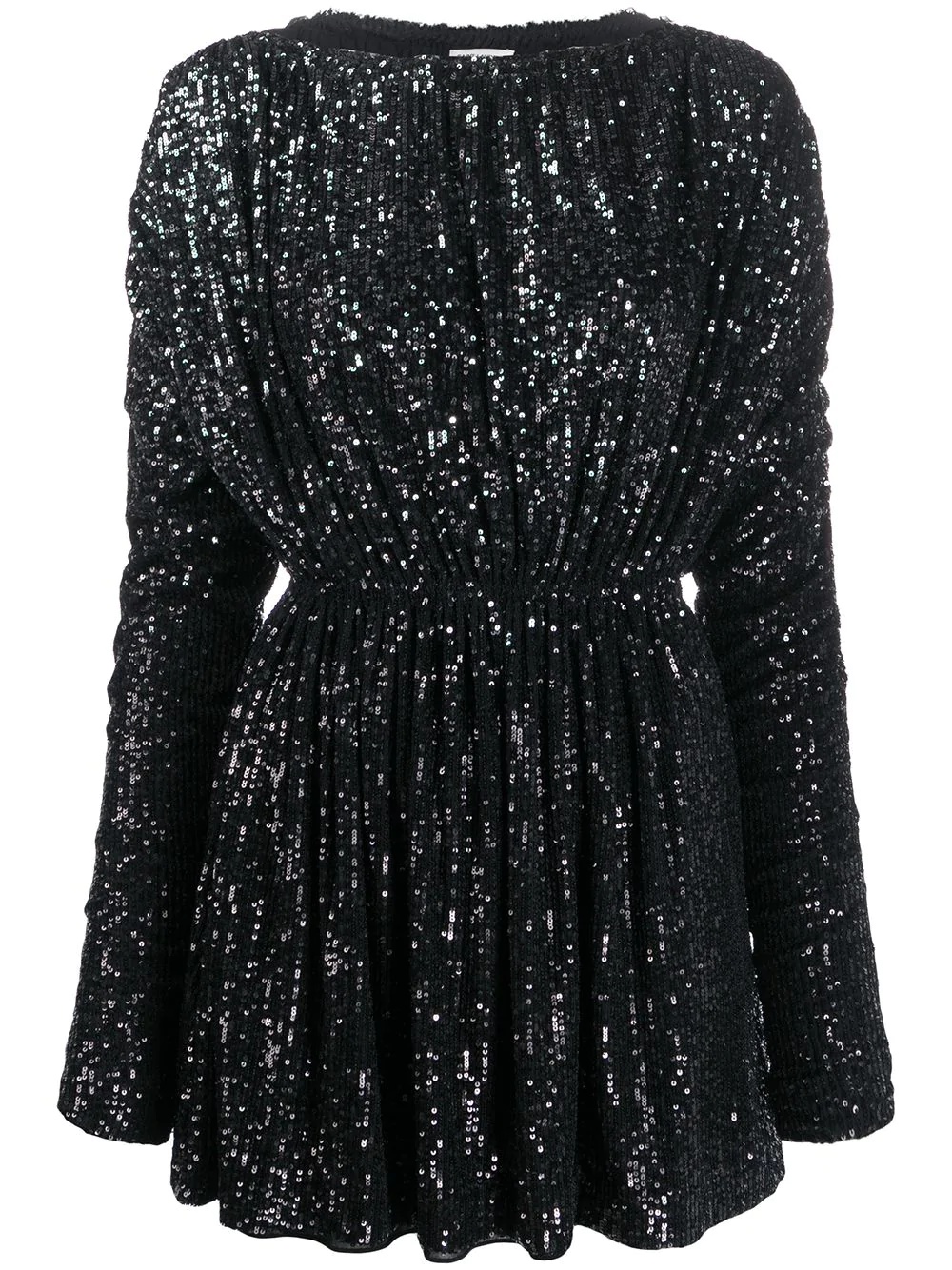 sequinned mini dress - 1