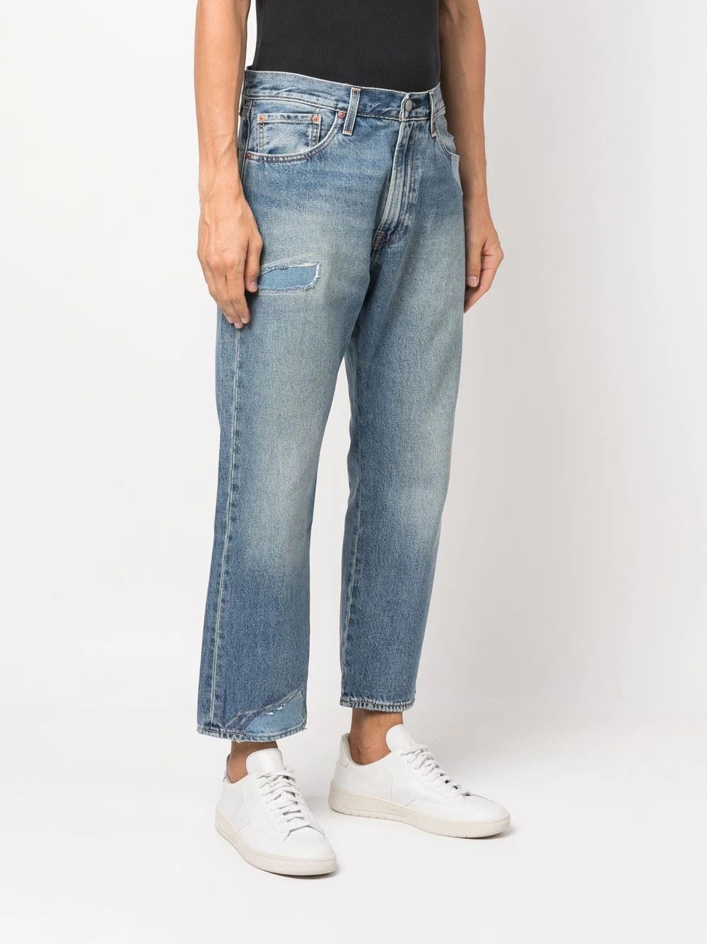 551 straight-leg cropped jeans - 3