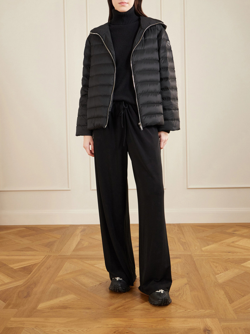 Rick Owens + Moncler Hooded Quilted Shell Down Jacket outlook