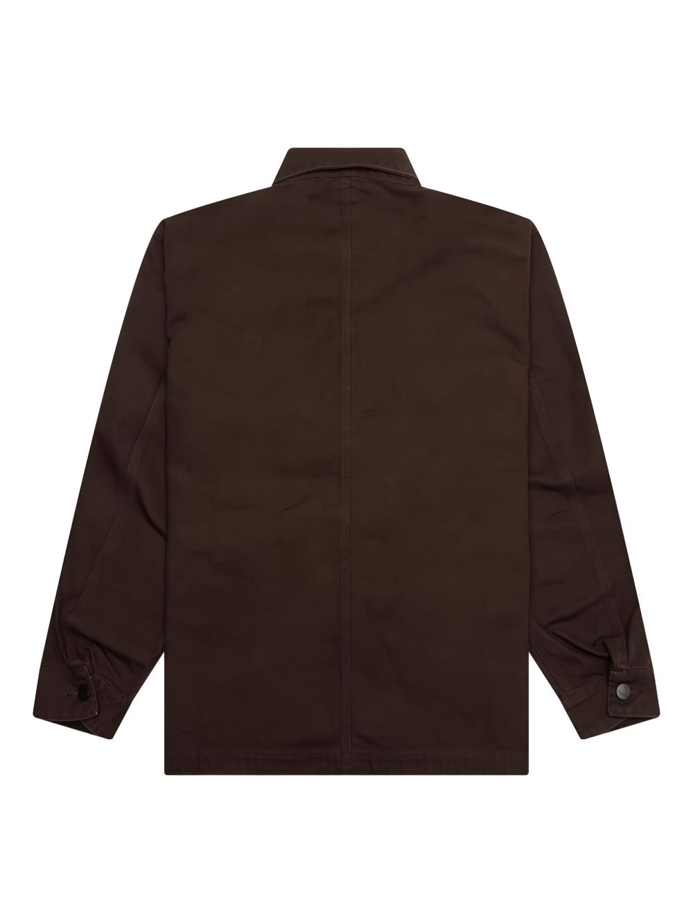 button-flap pocket shirt jacket - 2