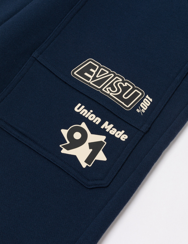 Logo and Daicock Print Relax Fit Sweatpants 6