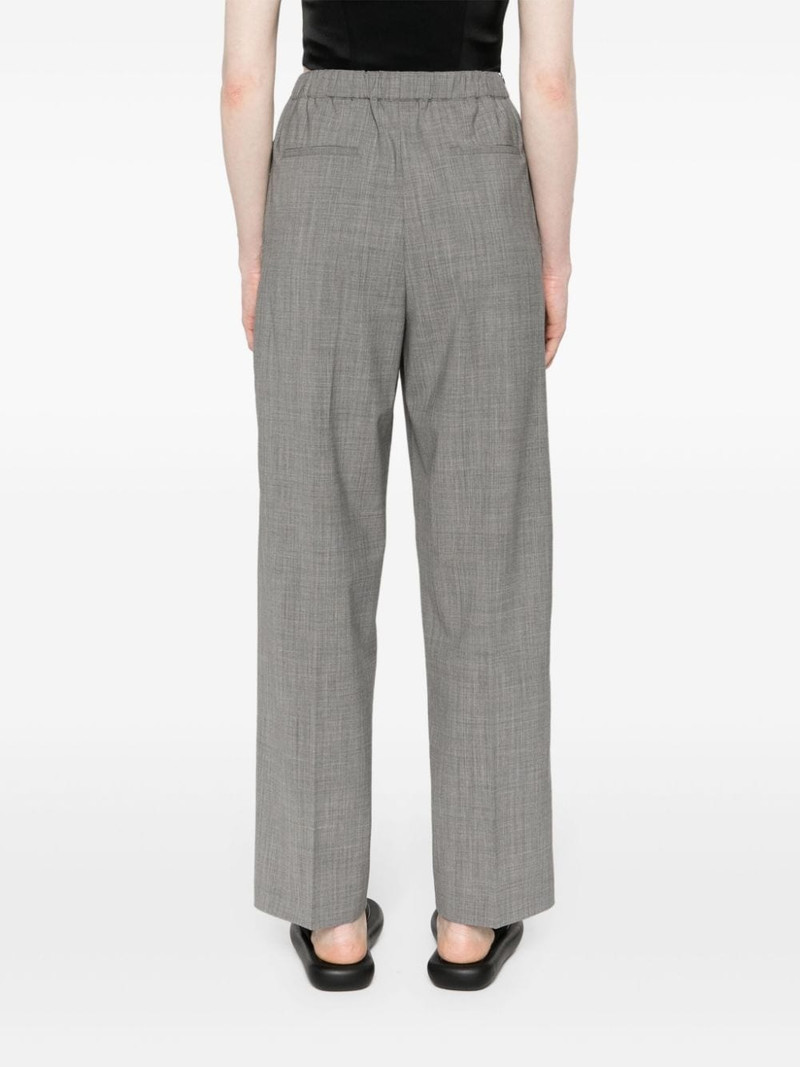 mÃ©lange straight-leg trousers 4