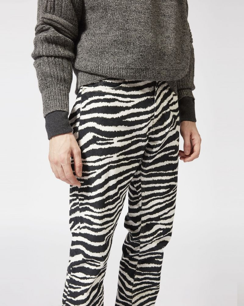 KANH printed slim fit jeans 2