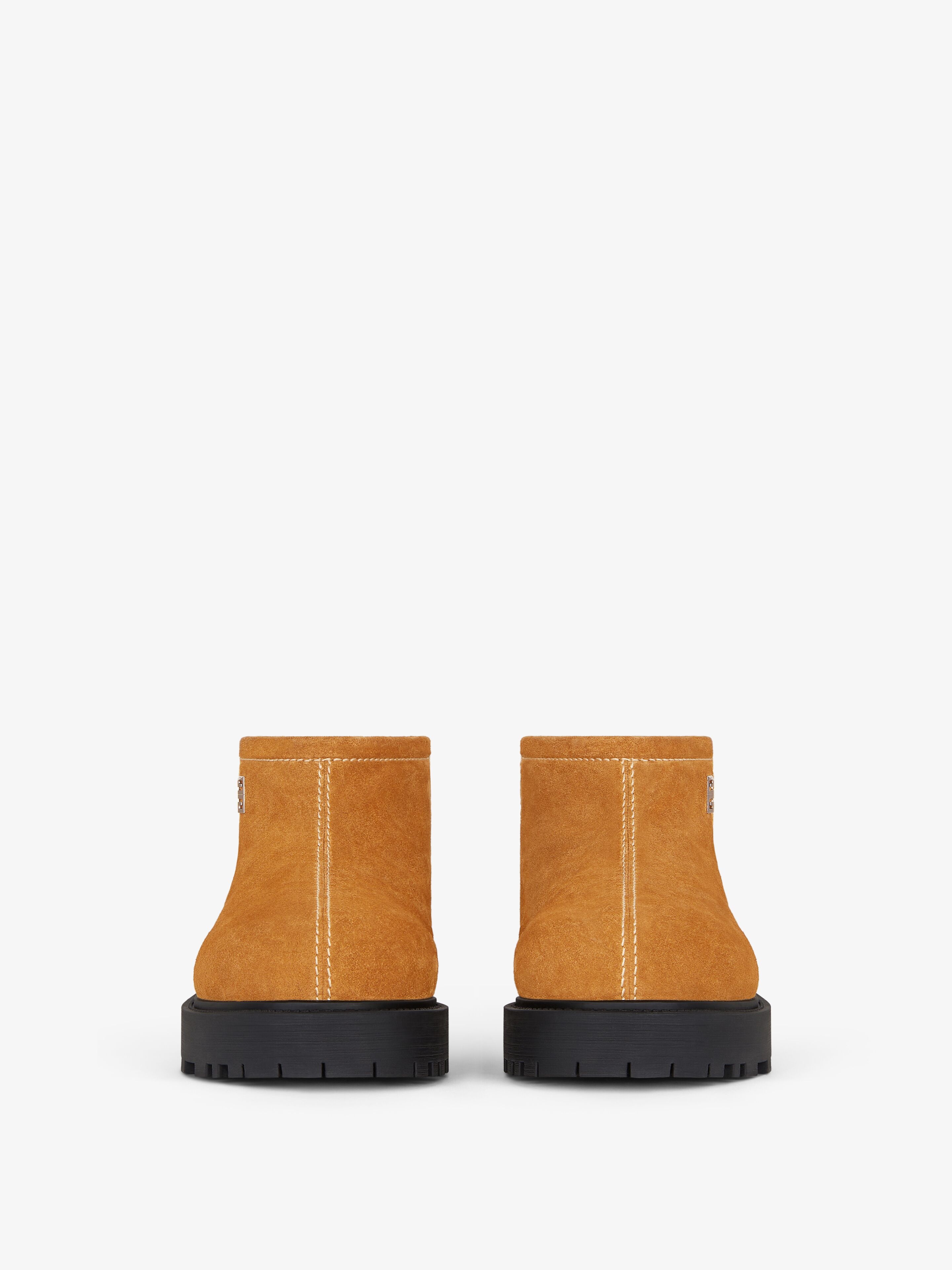 STORM ANKLE BOOTS IN SUEDE AND SHEARLING - 2