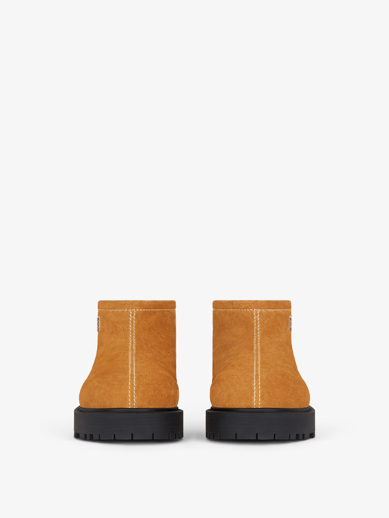 Givenchy STORM ANKLE BOOTS IN SUEDE AND SHEARLING outlook