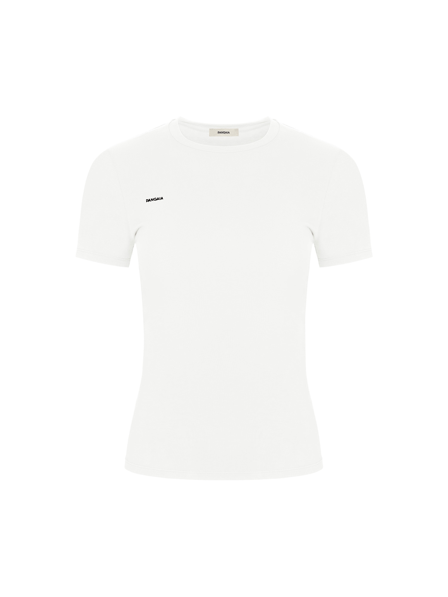 Womens 365 Cotton-Stretch T-shirt - Off-White - 2
