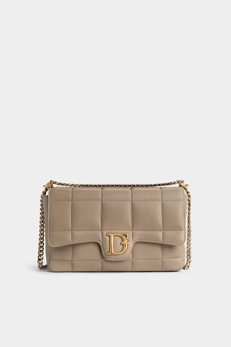 D2 STATEMENT SOFT SHOULDER BAG 1