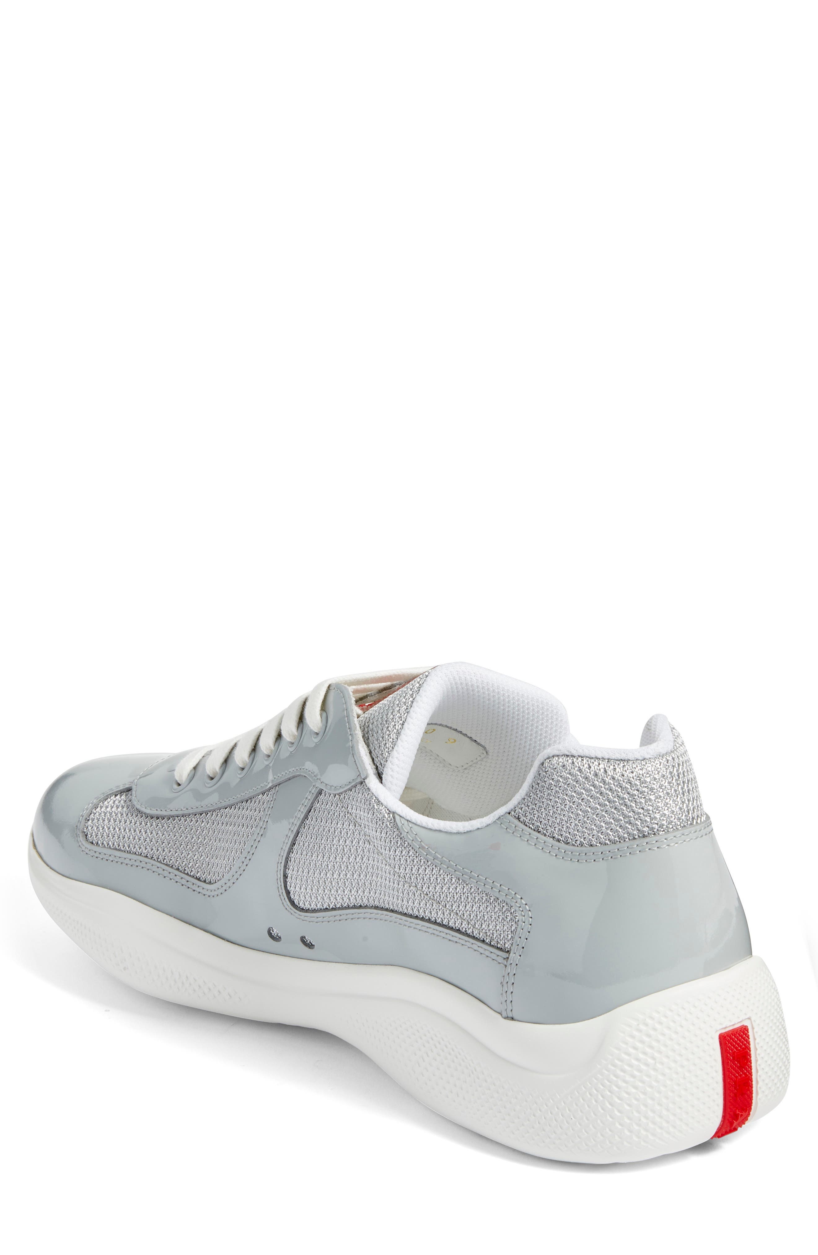 Prada America's Cup Sneaker in Perla/Argento at Nordstrom - 2