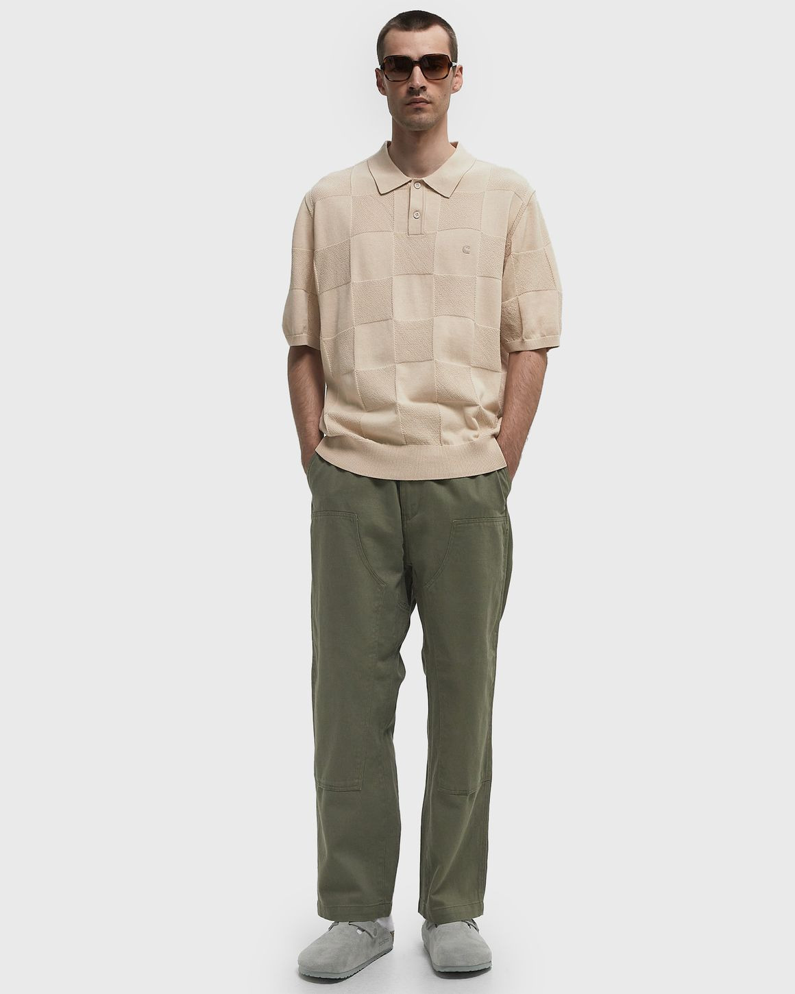 S/S Checker Polo - 2