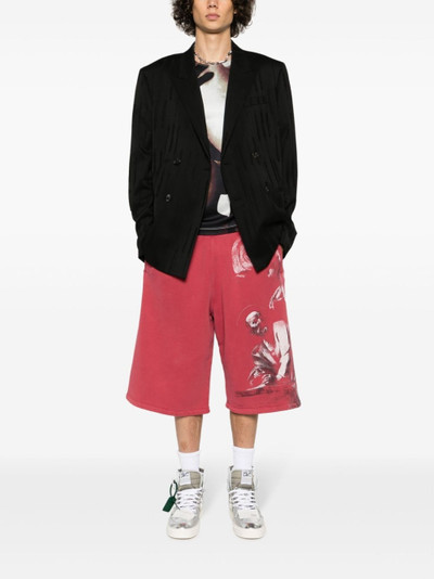 Off-White graphic-print track shorts outlook