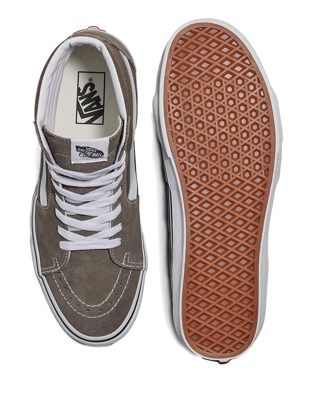 Color Theory high-top suede sneakers - 4