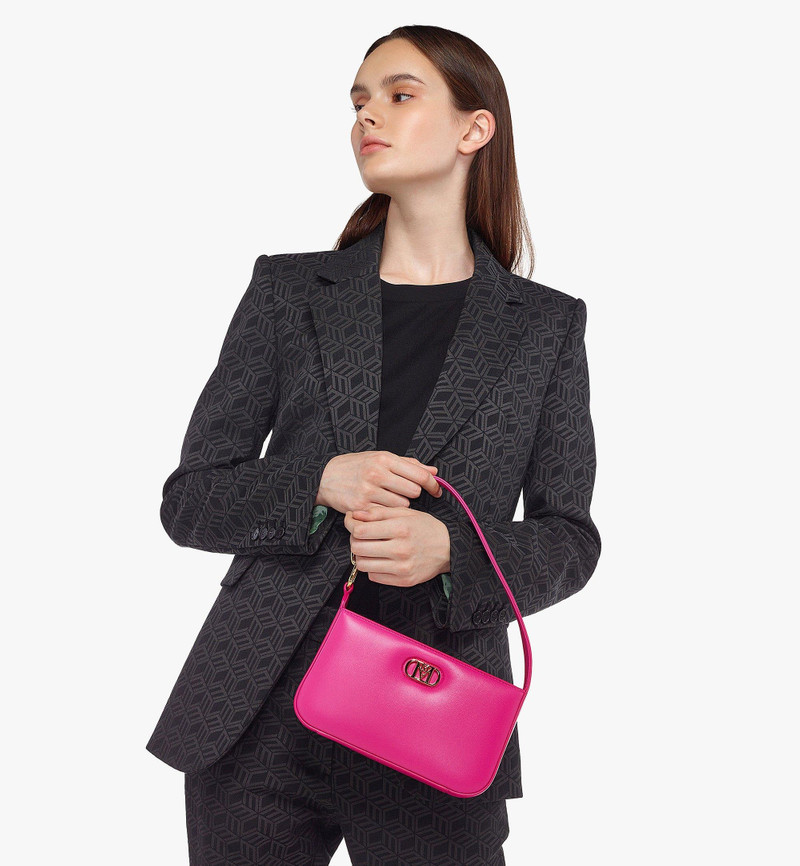 MCM Mode Travia Shoulder Bag in Lamb Nappa Leather outlook