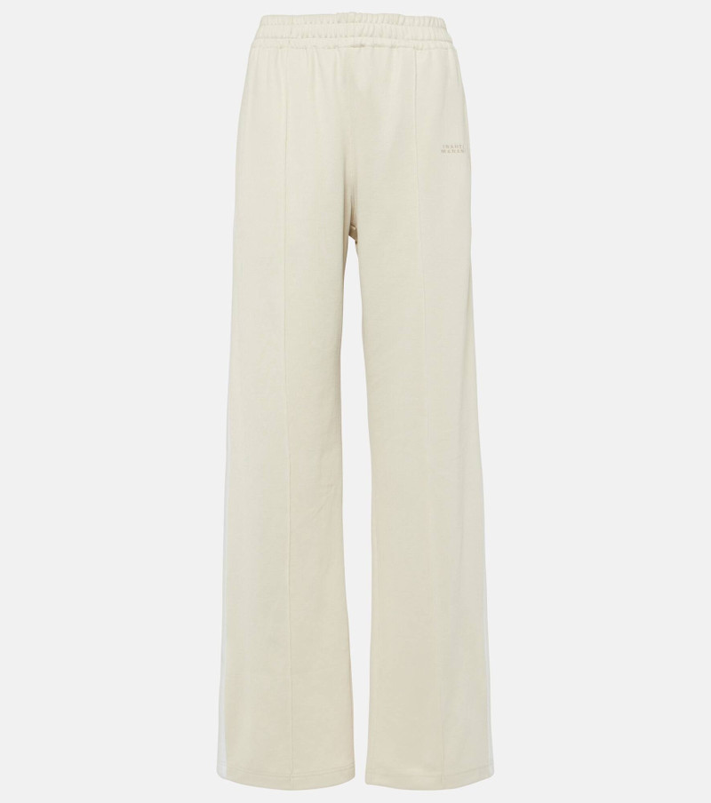 Roldy cotton-blend jersey sweatpants - 1