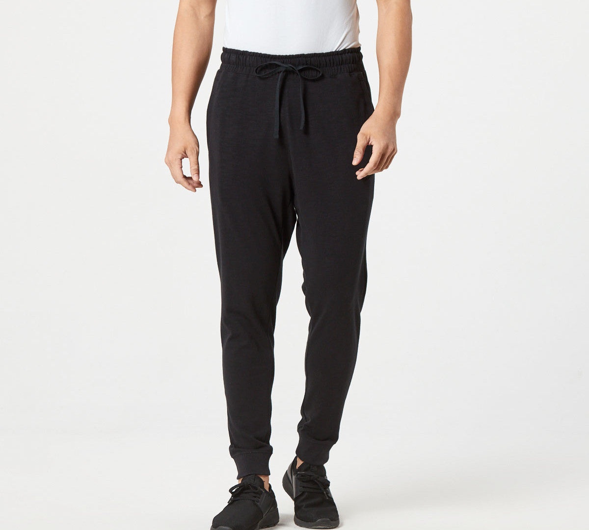 Nike Sportswear Dual Drawstring Sports Long Pants Black 928444-010 - 3