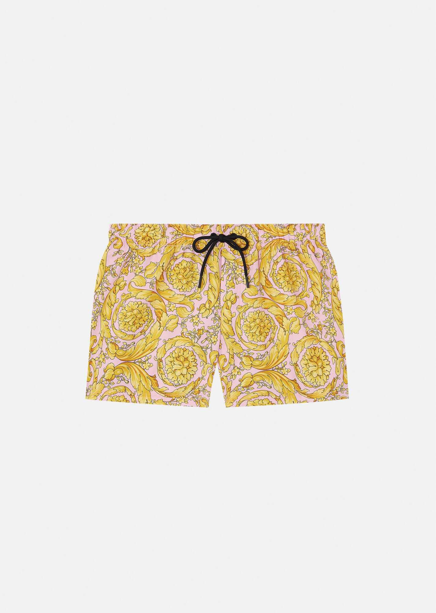 Barocco Print Swim Shorts - 1