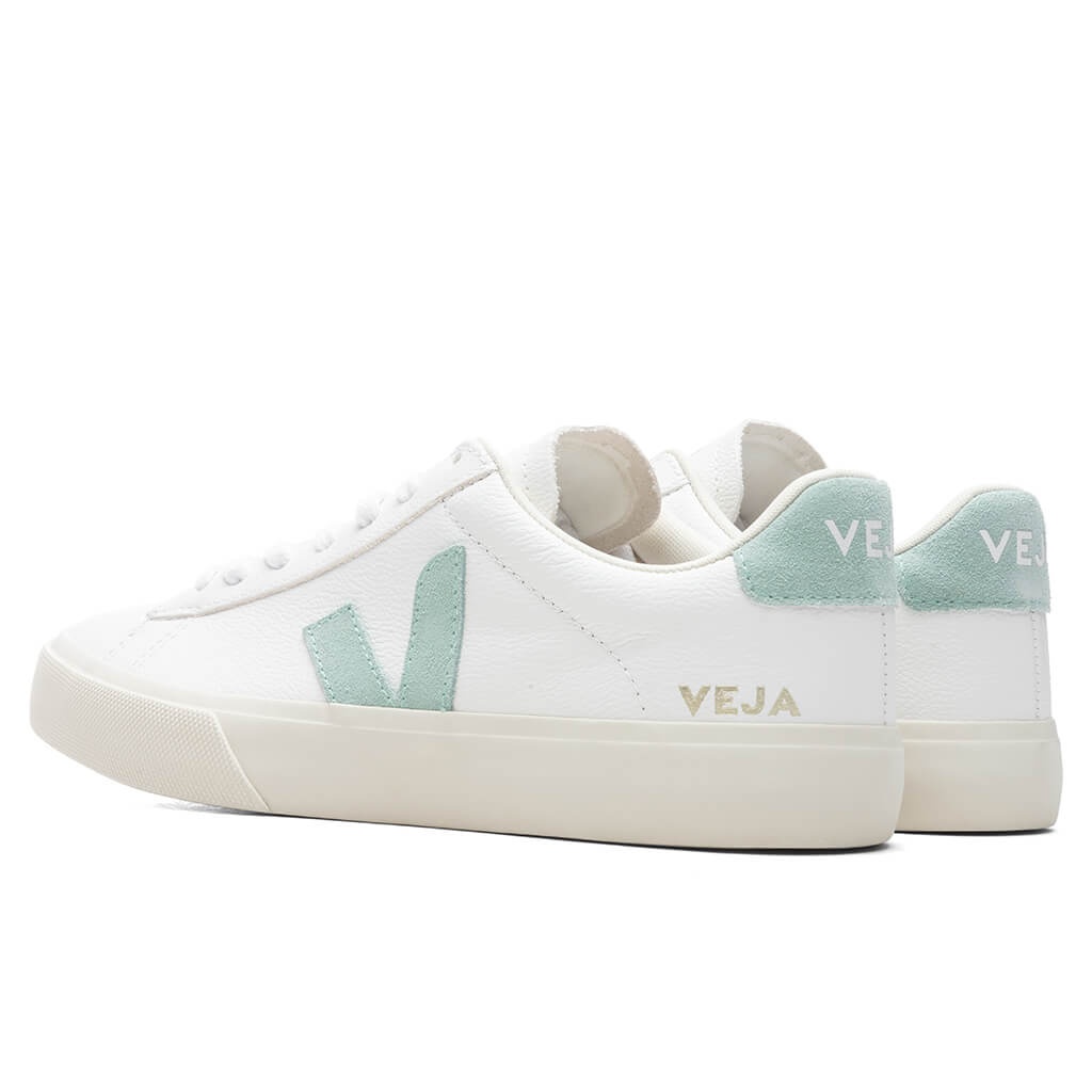 VEJA WOMEN'S CAMPO CHROMEFREE - EXTRA WHITE/MATCHA - 3