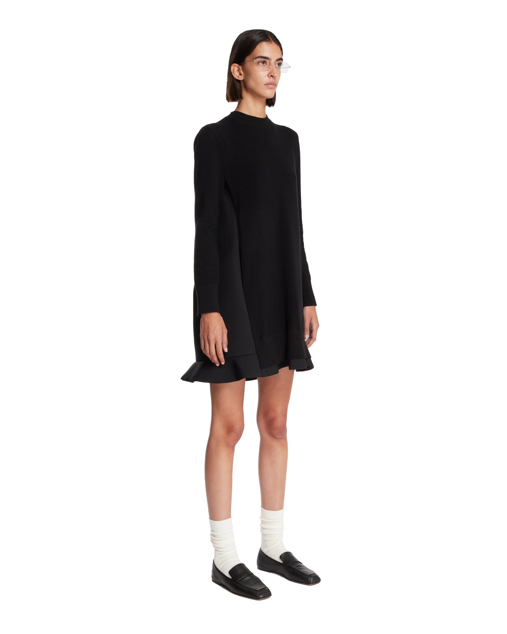 Black Flared Dress - 4