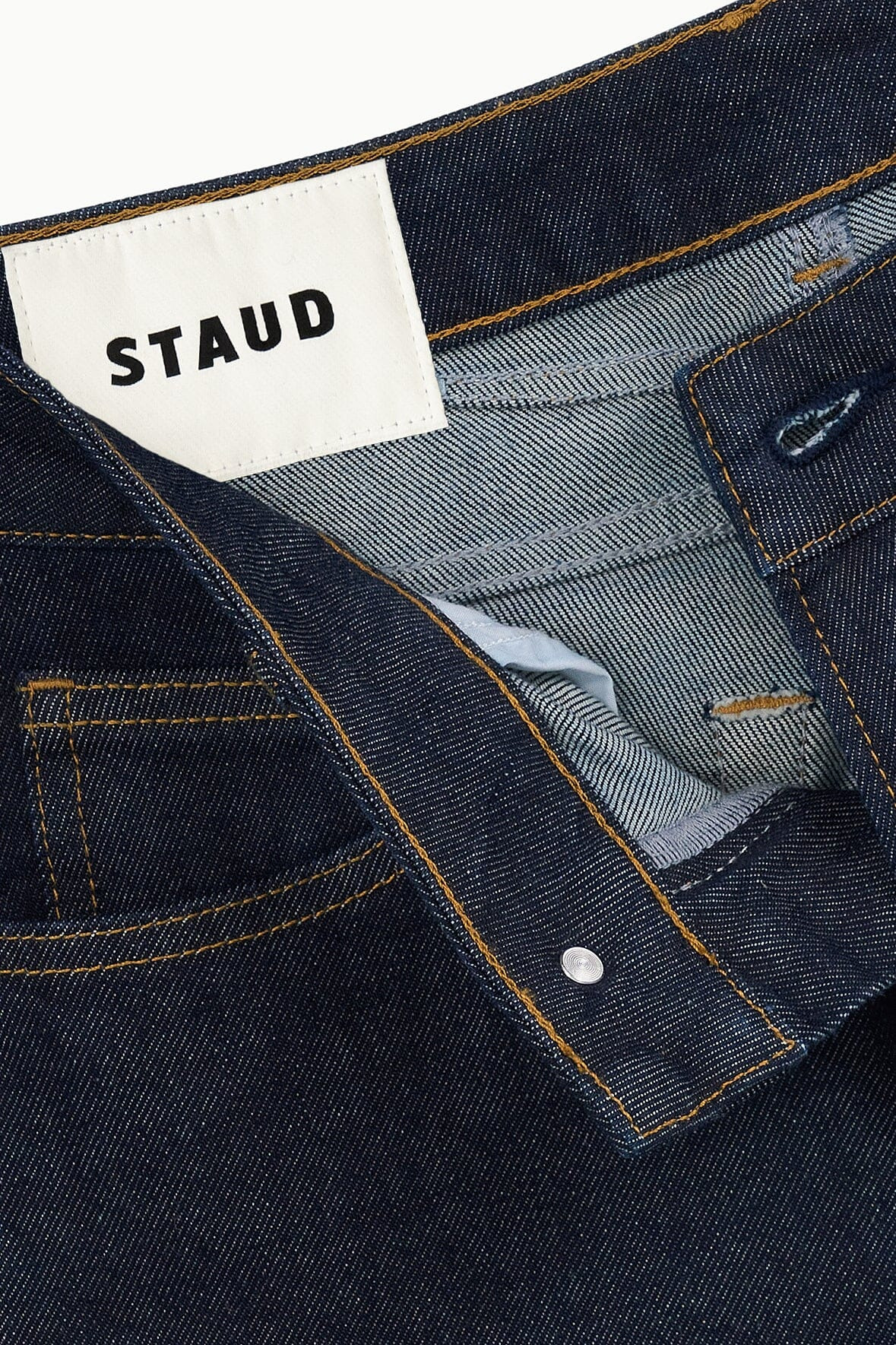STAUD KYLE STRETCH FLARE JEAN INDIGO - 11