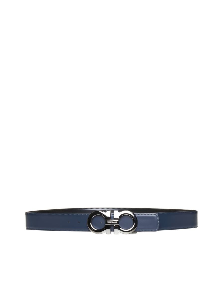 ベルト FERRAGAMO BELT (23A564674475 MIRTONERO) Salvatore Ferragamo Unisex Black/Brown Leather Reversible