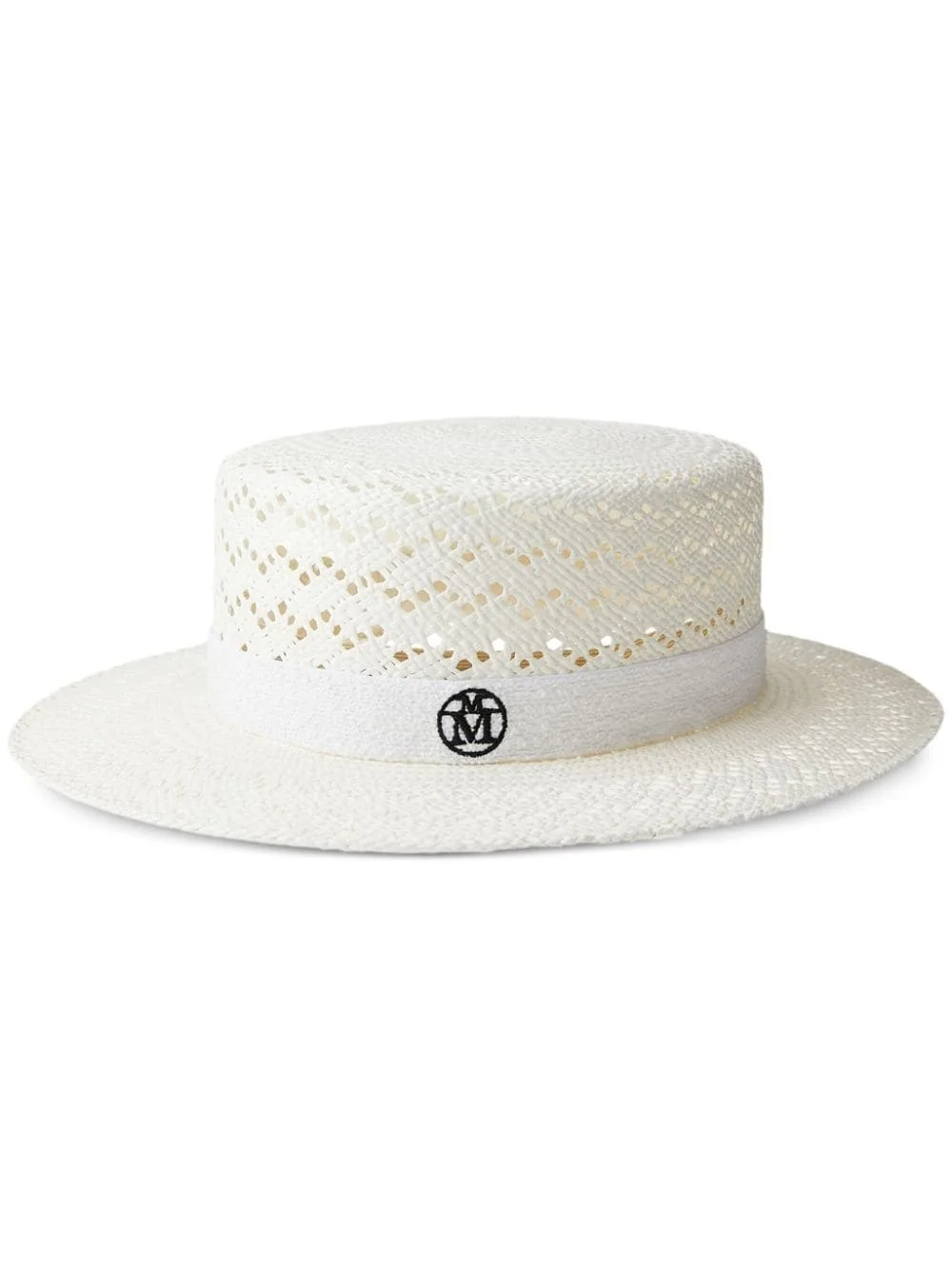 interwoven design straw fedora - 1