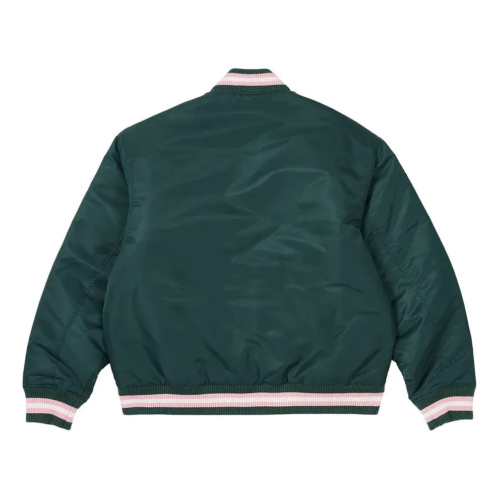 Palace FW23 Satin The Arena Jacket 'Green' P25JK030 - 2