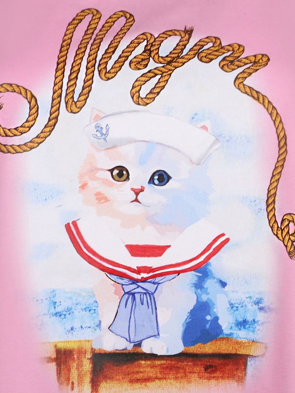 Cat-print T-shirt - 4