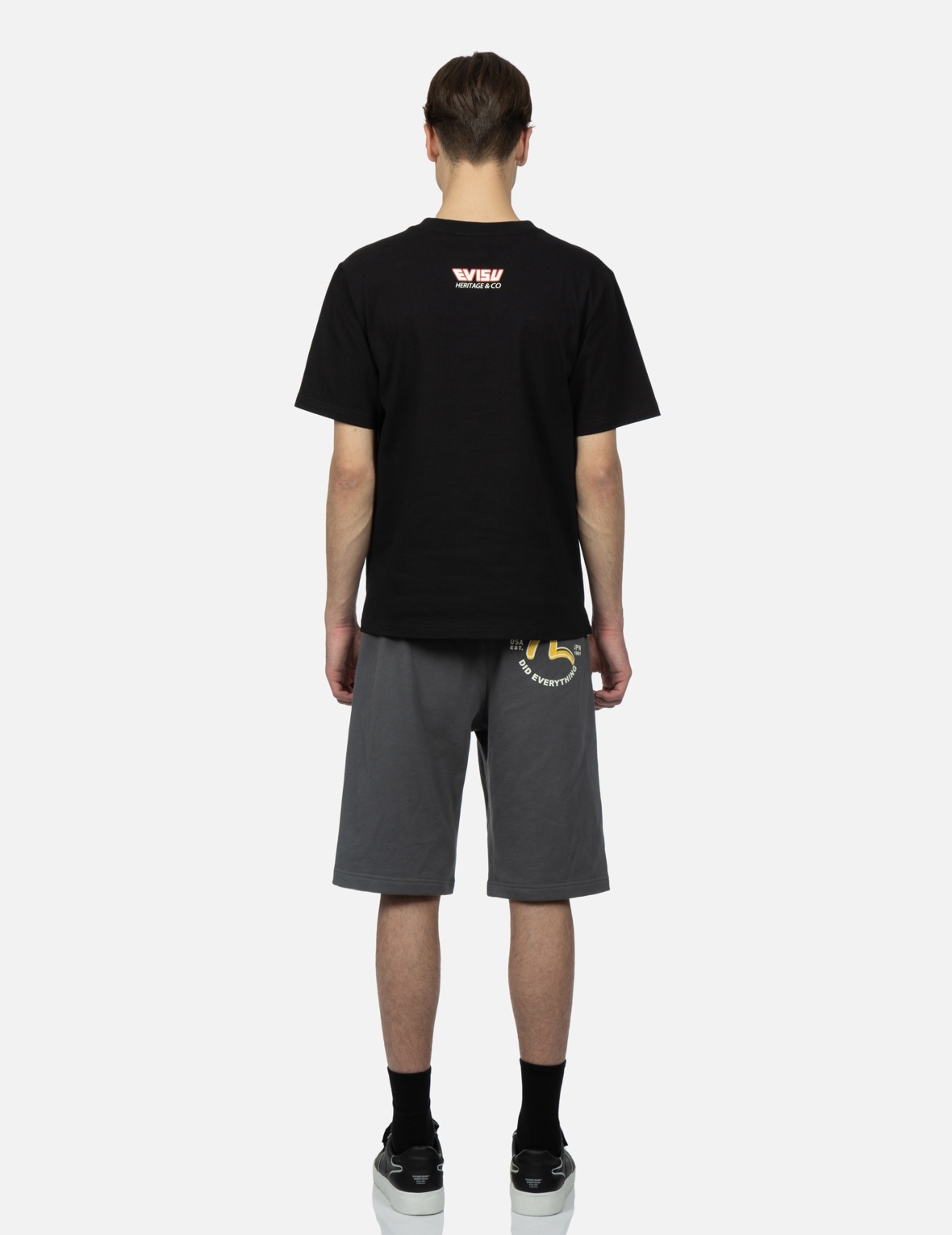 SEAGULL PRINT SWEAT SHORTS - 5