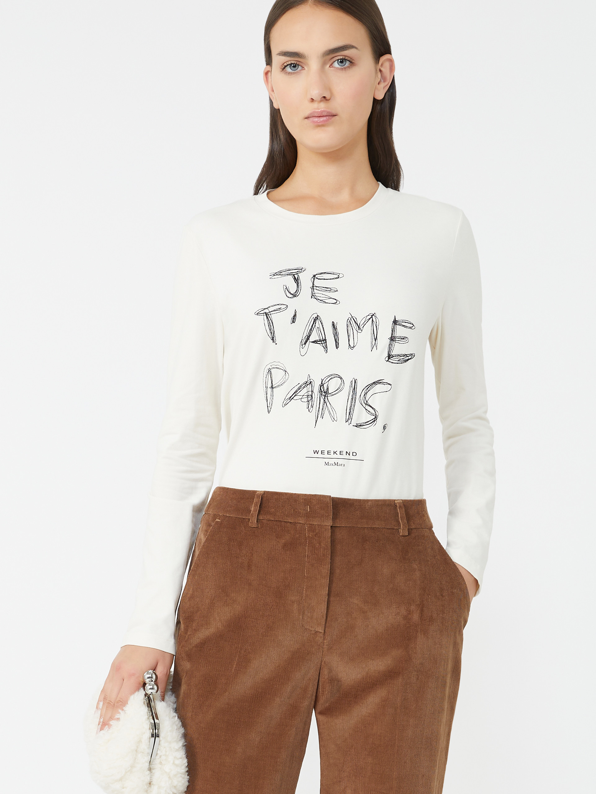 RENOIR Fitted stretch jersey T-shirt - 5