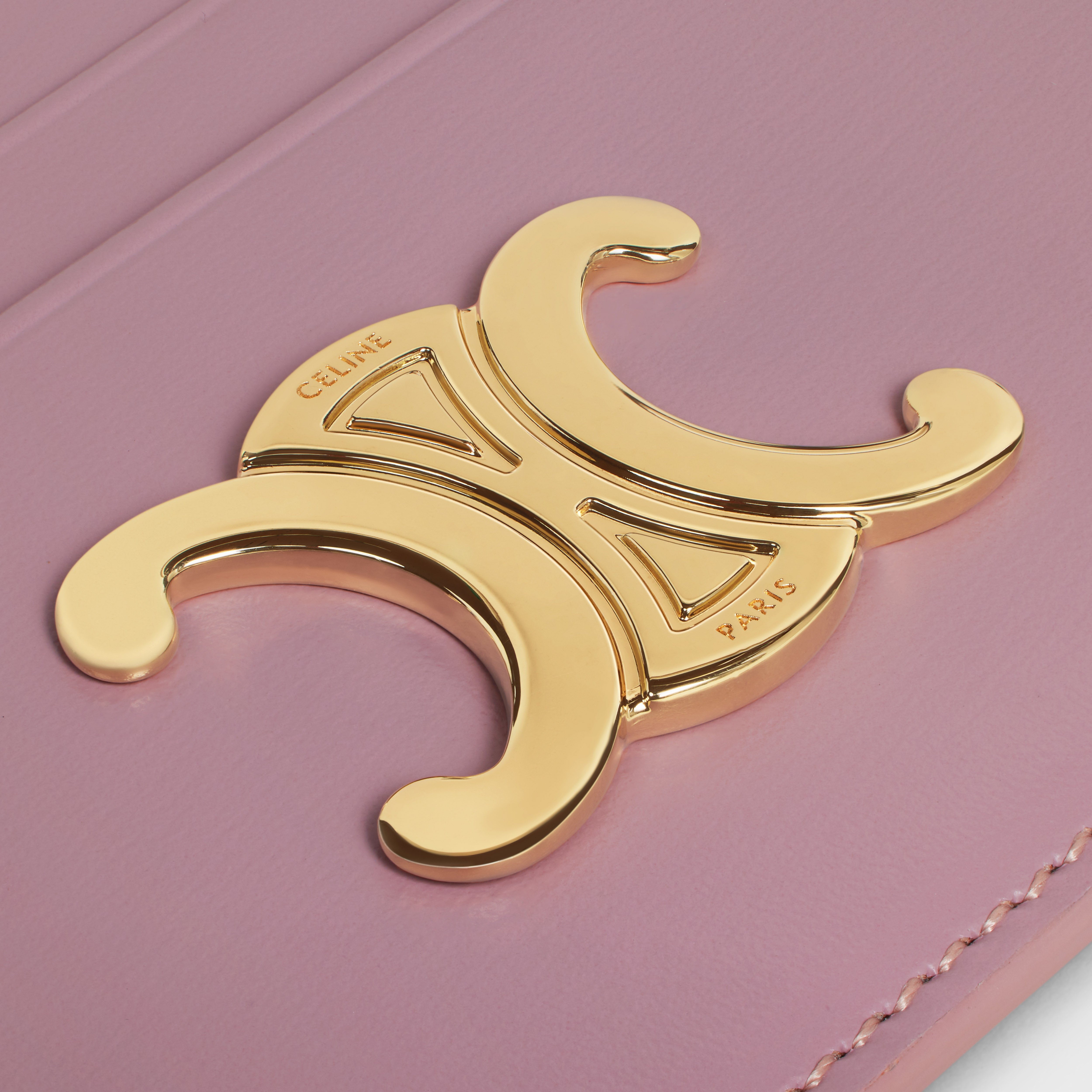 TRIOMPHE CARD HOLDER in Shiny calfskin - 4