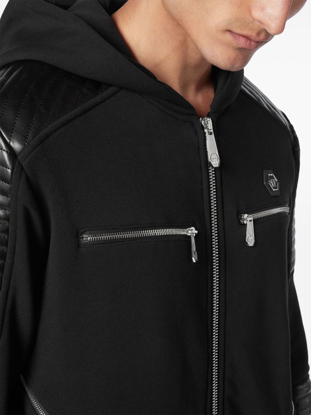 zip-up hooded jacket - 5