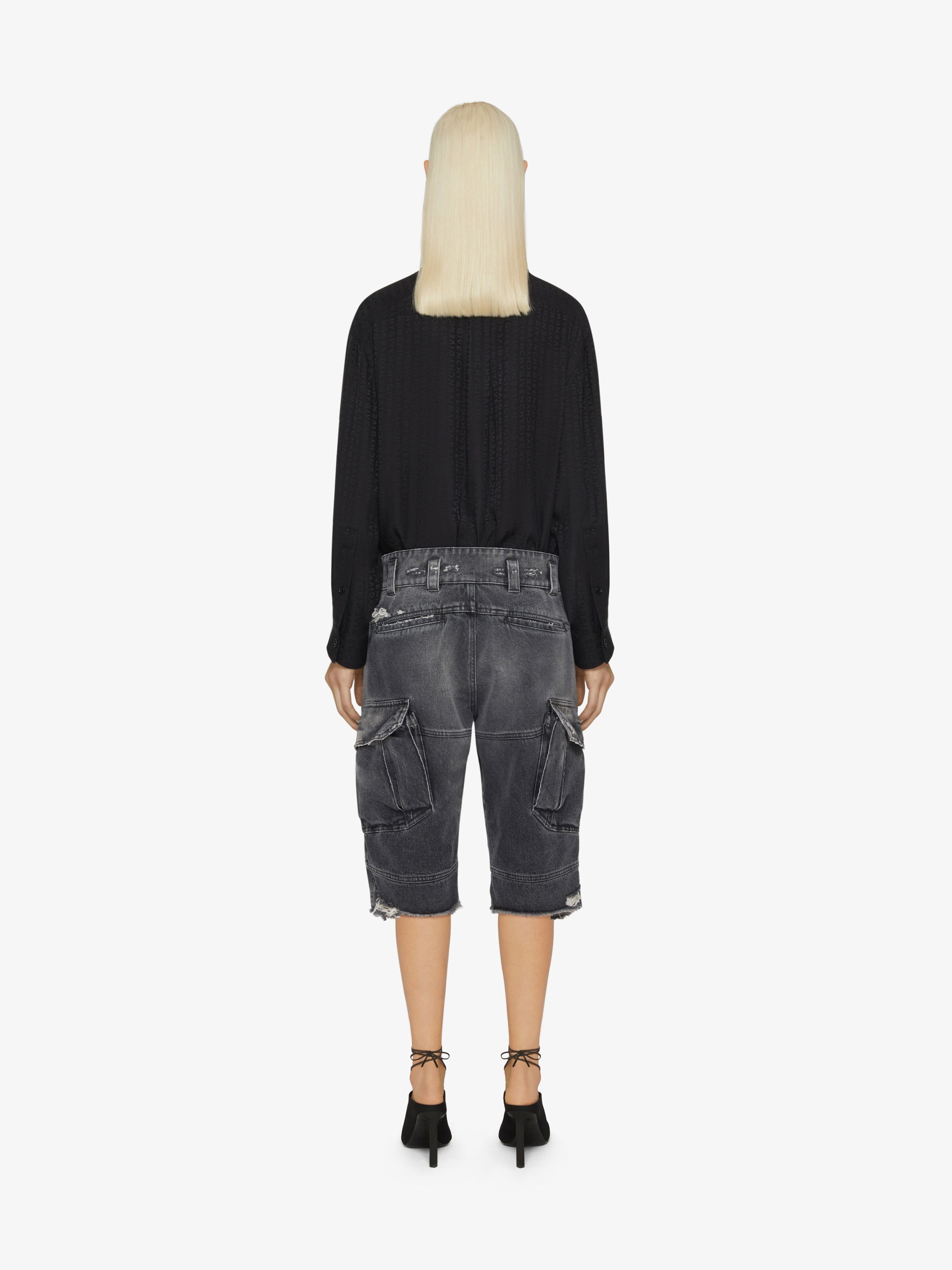 OVERSIZED SHIRT IN GIVENCHY SILK - 4