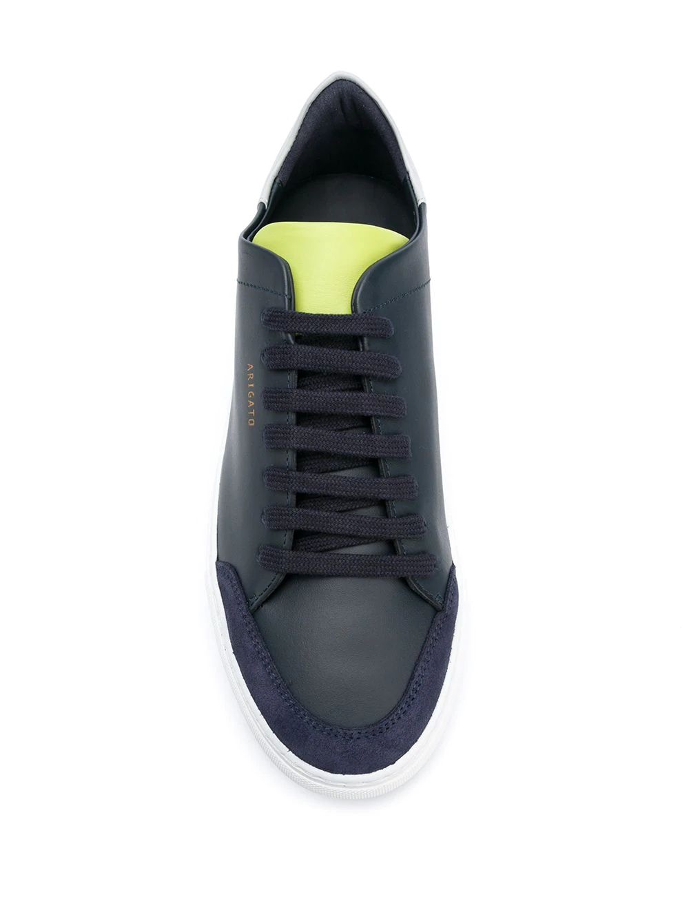 contrast-panel low-top sneakers - 4