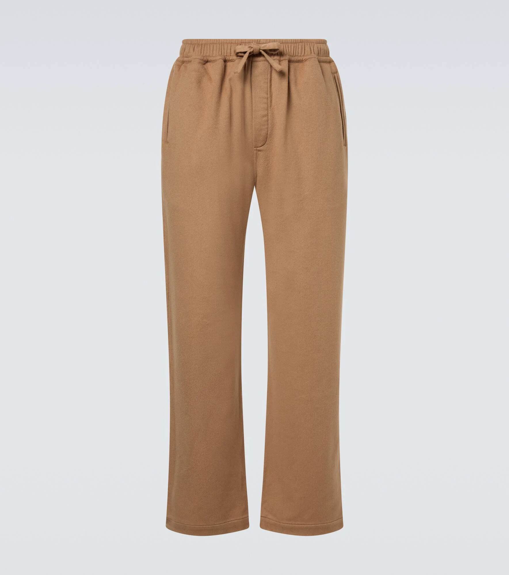 Cashmere straight pants - 1