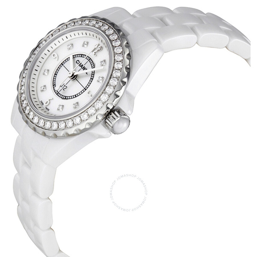 Chanel J12 Mother of Pearl White Ceramic Ladies Watch H2572 - 2