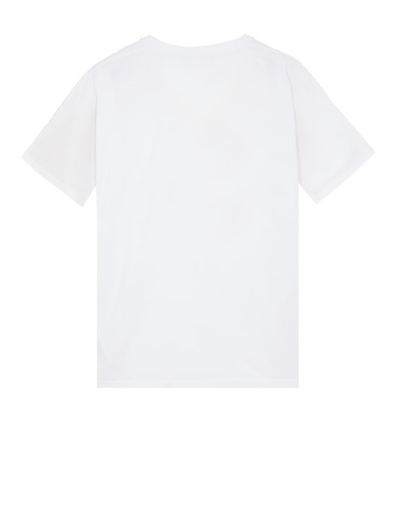 Stone Island 2RC88 'REFLECTIVE TWO' PRINT WHITE outlook