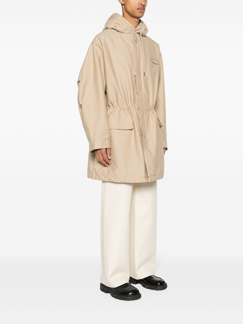 Le Parka Marrone hooded coat - 3